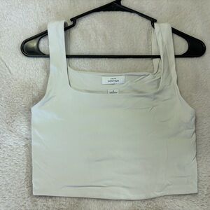 ARITZIA CONTOUR SQUARENECK CROP TANK SIZE SMALL